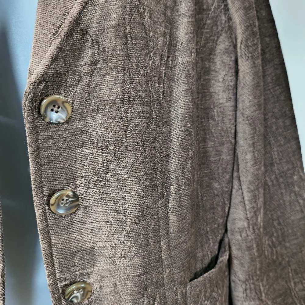 Croft And Barrow Women's Brown Blazer Jacket , Size 10